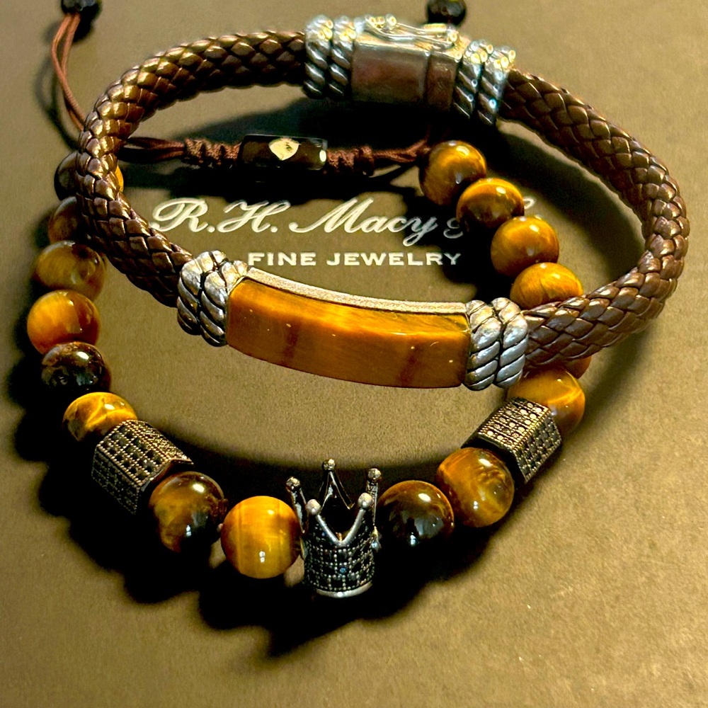 EFFY Tiger Men Bracelet 2 for 1 Deal in good condition from Macy’s Jewelry